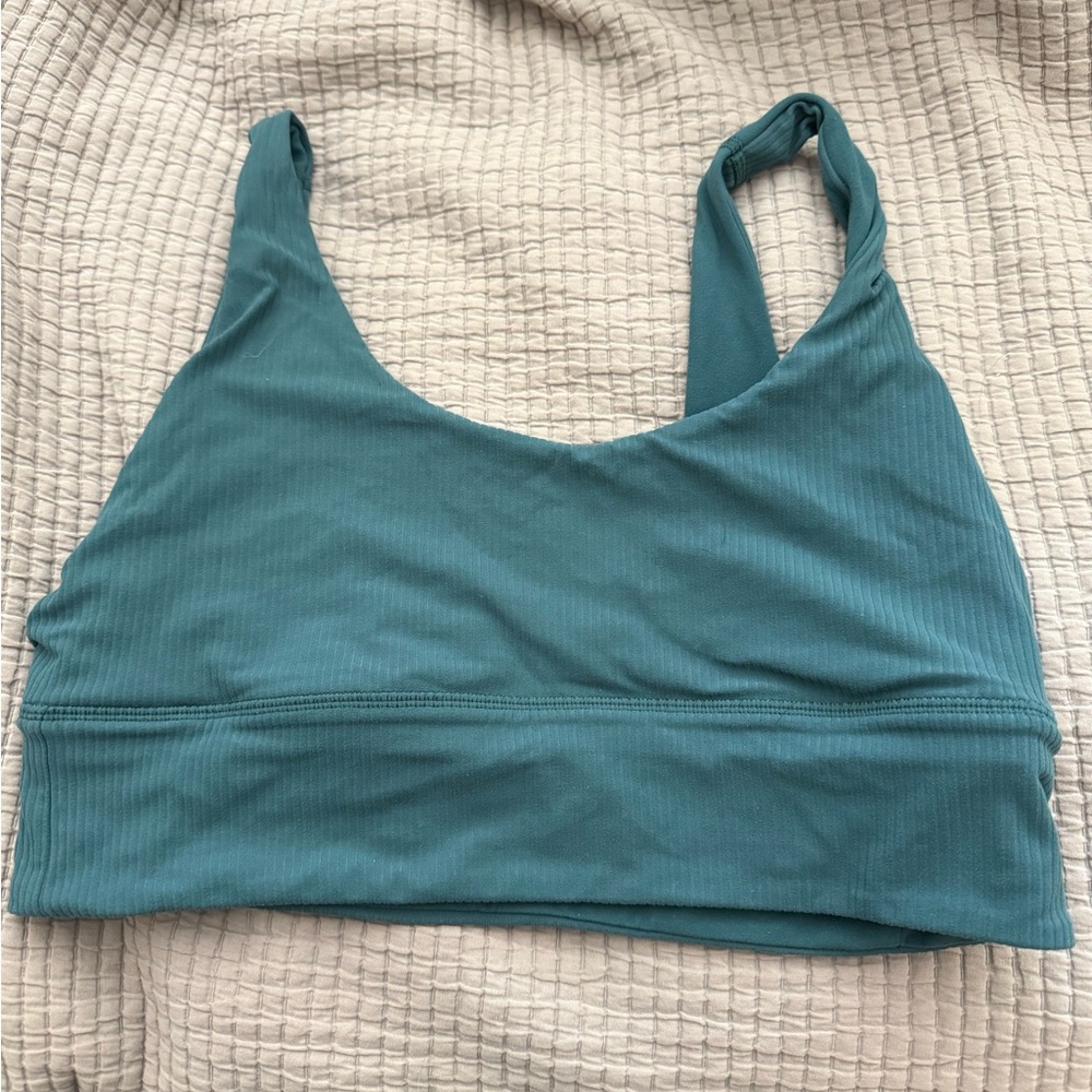 lululemon athletica Align™ Ribbed Bra *Light Support, A/B Cup green jasper